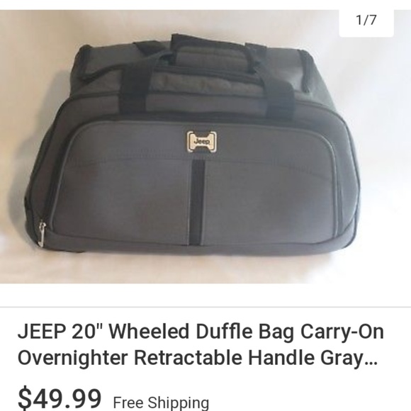 jeep duffle bag with wheels